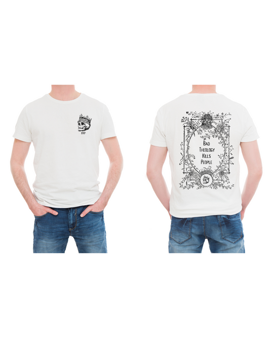 Bad Theology Kills People - Storybook Tee