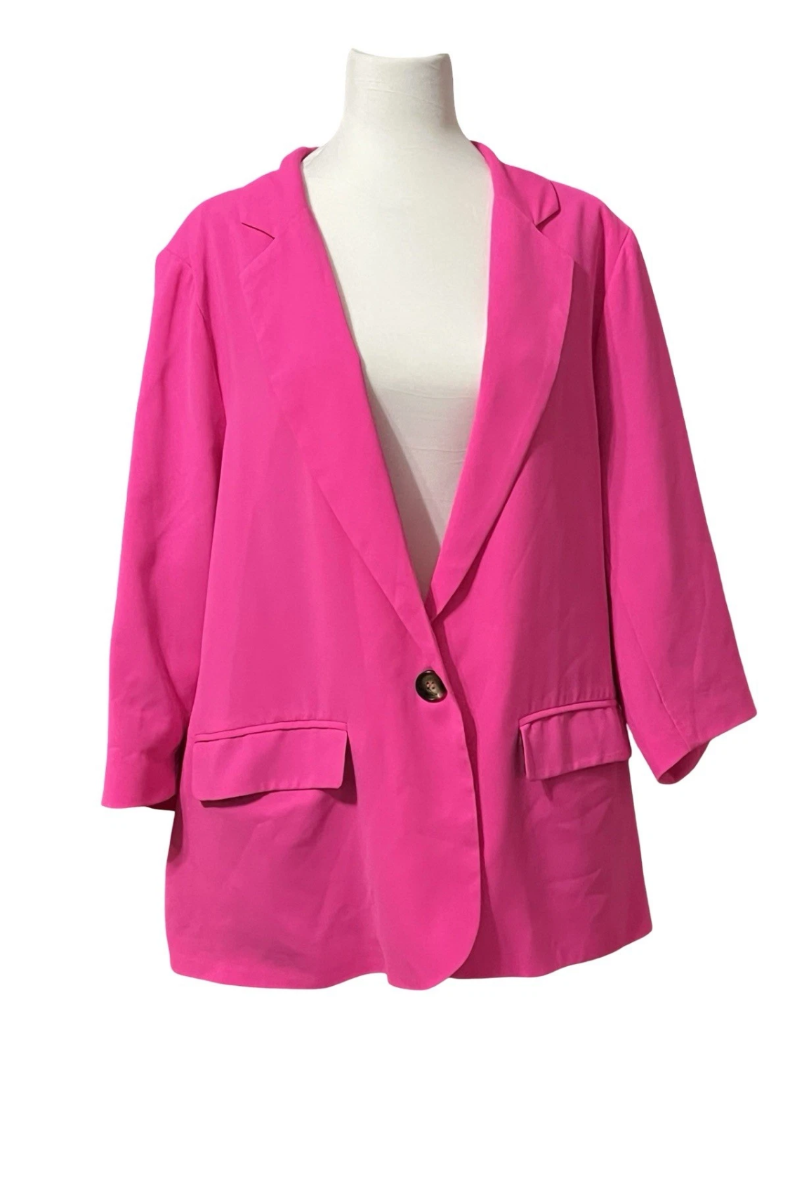 JODIFL Magenta Leopard Blazer 3XL EUC HOTTEST PRINT OF THE SEASON!